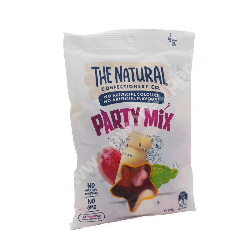 The Natural Confectionery Co. Party Mix Lollies 240g - Now On Super